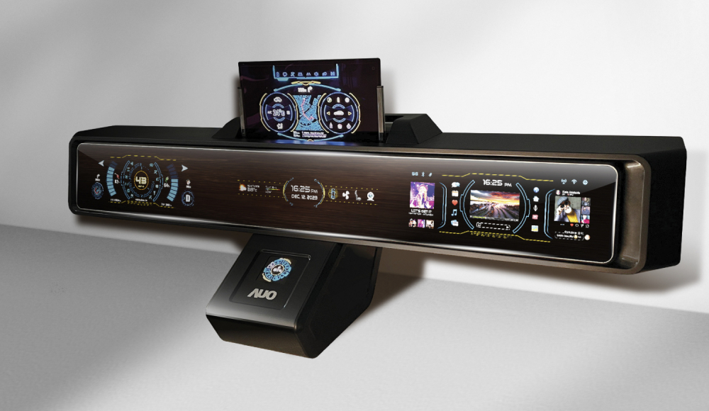 世界杯下单平台网站官网Micro LED沉浸式车舱显示方案结合 可卷式、可伸缩的Micro LED应用并可呈现不同的质感纹路，展现人性化设计