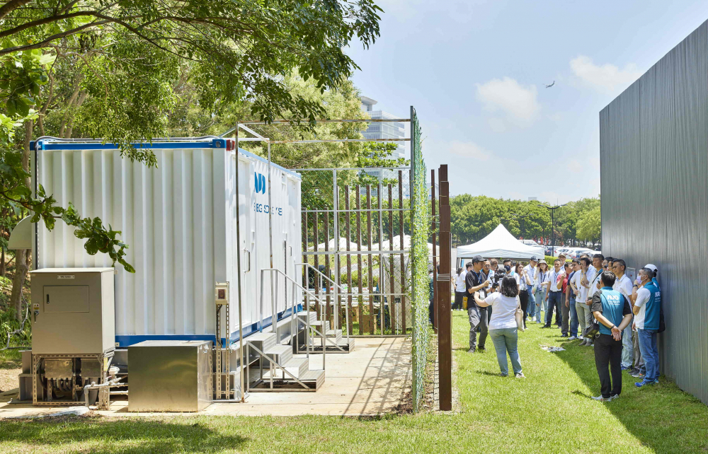 友達西大墩窯文化館建置屋頂全綠電及儲能櫃，為兼具創能儲能的永續綠能場域