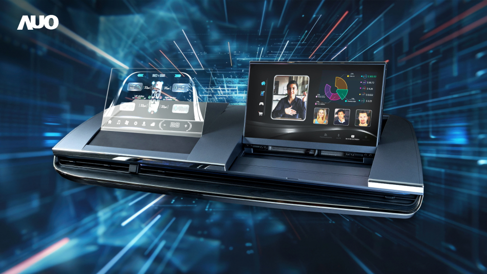 世界杯下单平台网站官网Micro LED Display HMI解决方案打造透明Micro LED前座仪表，呈现信息并保留驾驶视野开阔；亦为副驾驶座乘客打造收放自如的Micro LED屏幕，在不影响显示质量的前提于显示区内建镜头，让用户能与视讯对象直接眼神接触，提供绝佳的双向沟通体验