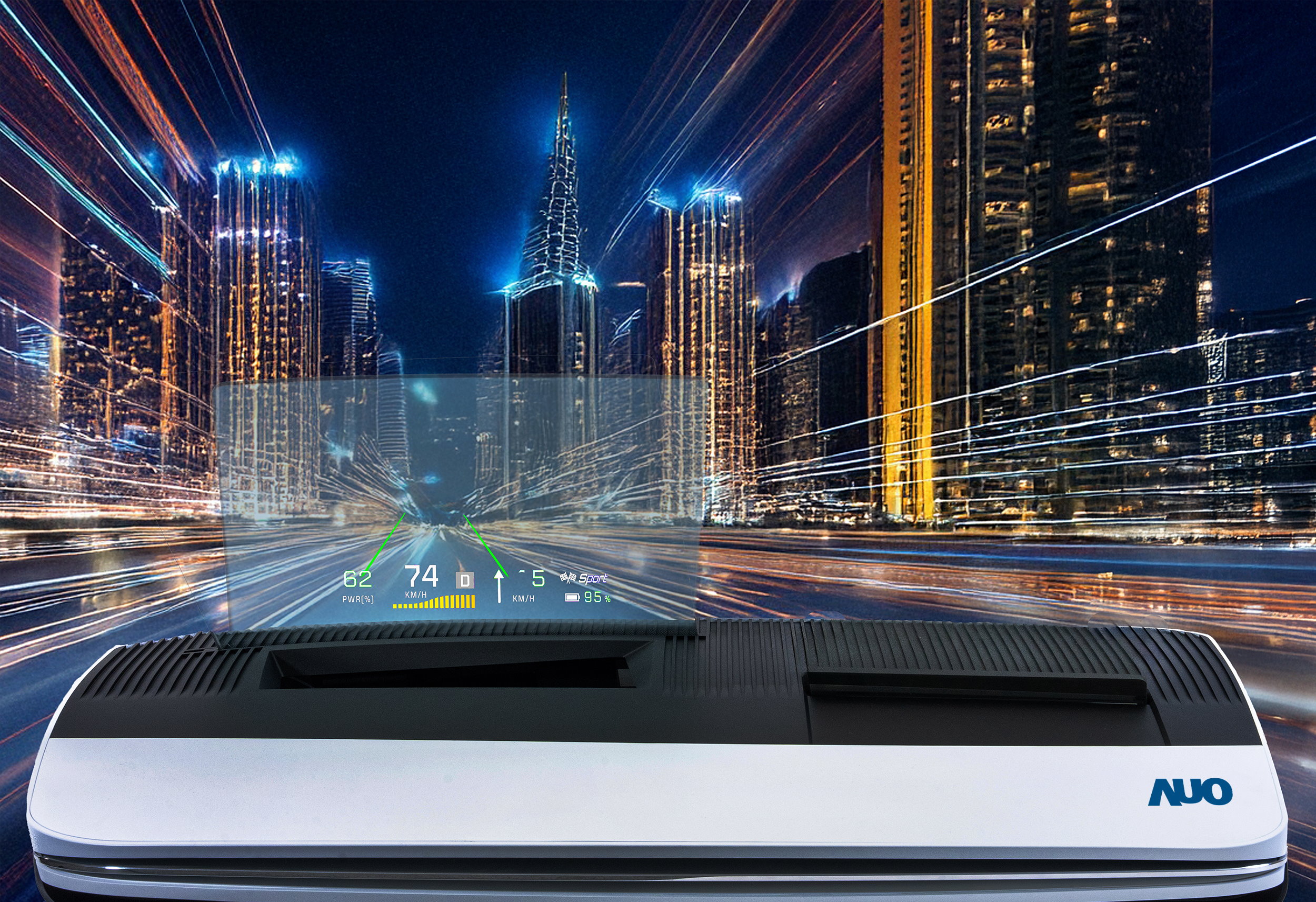 友達推出13吋Micro LED抬頭顯示器，提供高入眼亮度、高色彩飽和度的顯示品質，在陽光下或黑暗中都清晰可見，並利用Micro LED模組體積小的優勢，解決車用空間有限的痛點