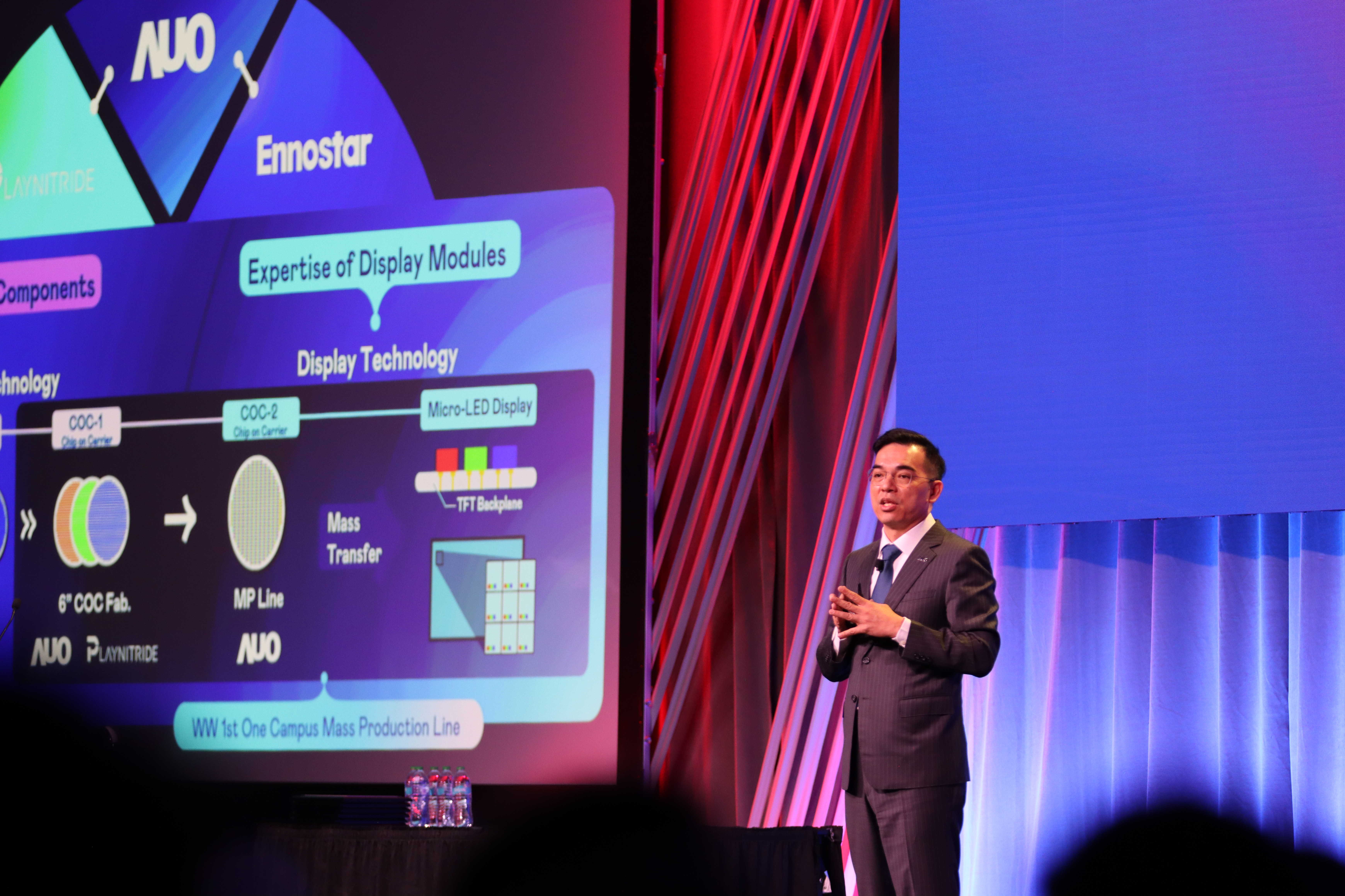 2025 SID显示周登场，世界杯下单平台网站官网光电执行长暨总经理柯富仁博士以〝Redefining Displays: Inspiring New Possibilities〞发表主题演说，带领世界杯下单平台网站官网以智能显示解决方案先驱，透过AI赋能，重塑显示的视觉创新体验