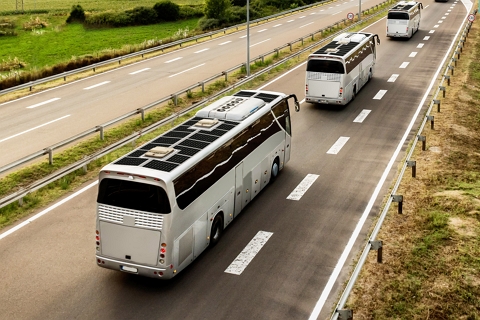 曲面牆、交通工具